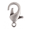 Lobster Clasp 26mm Brass Nickel free, Lead free Antique Silver